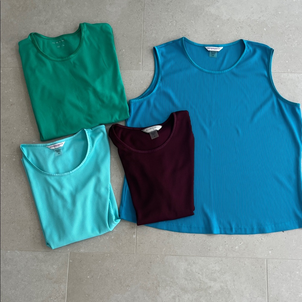 Allison Daley Tank Tops lot of 4